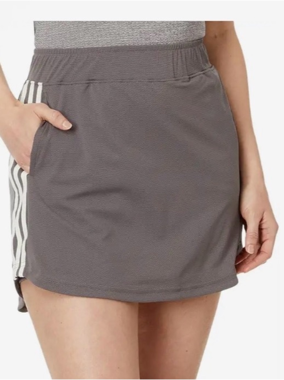 Adidas Ultimate 365 Women's Gray Pull-On Active Skort